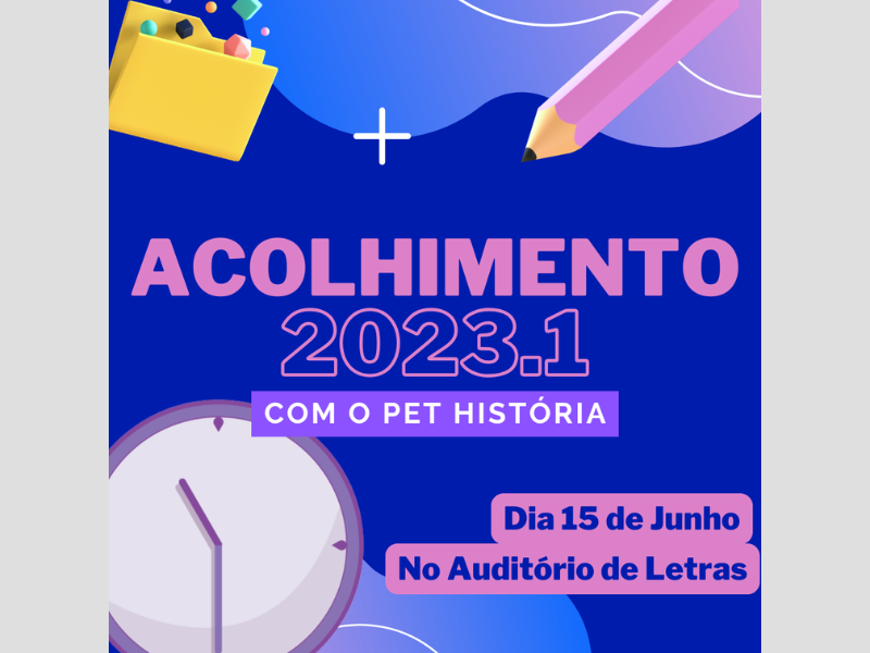 Acolhimento de História 2023.1