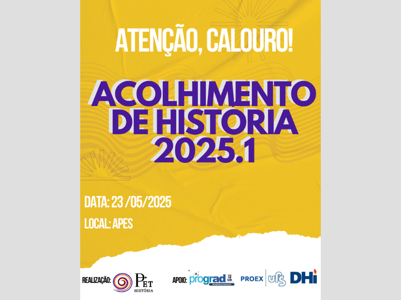 Acolhimento de História 2025.1